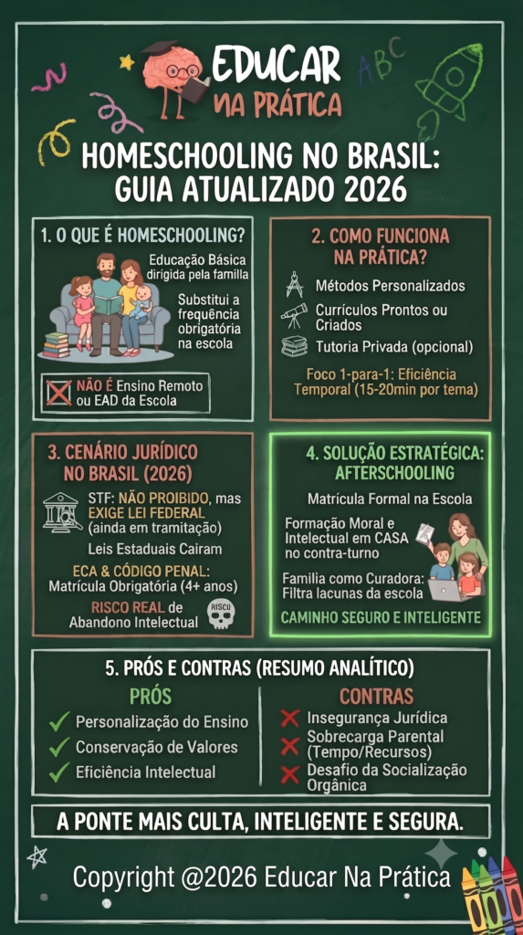 Infographic Homeschooling Quick understanding stats on Brazil